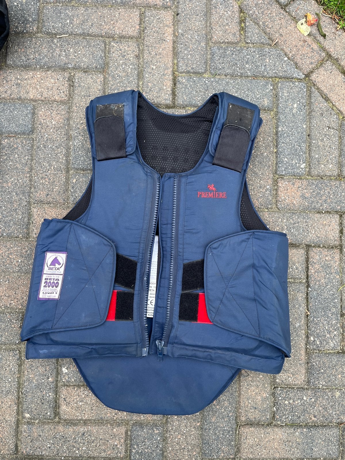 Bodyprotector maat XS blauw verstelbaar Beta 2000, Ophalen of Verzenden, Overige soorten