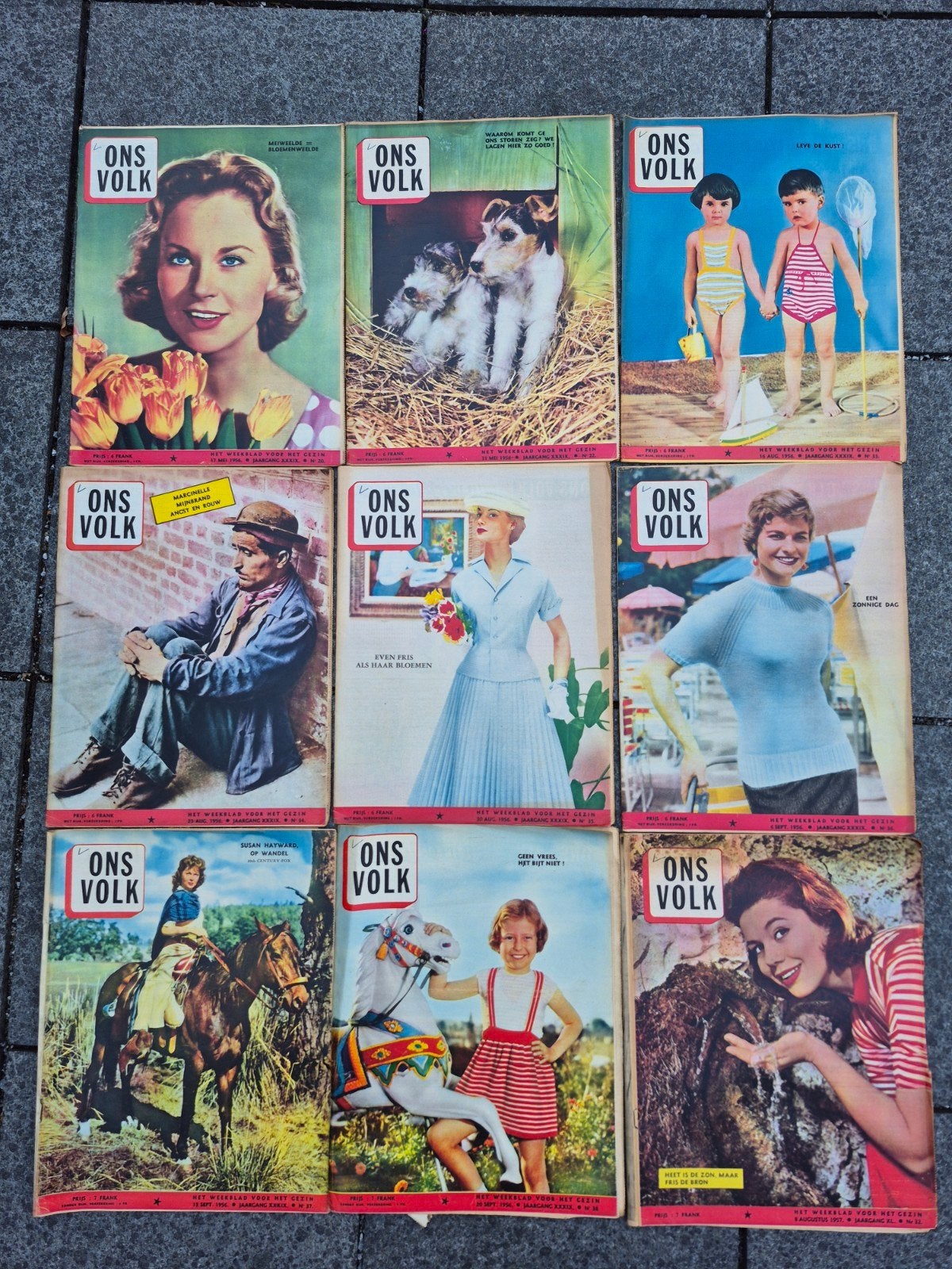 Weekblad Ons volk 3 jaargangen 1956-57-58, Ophalen, Gelezen, Overige typen