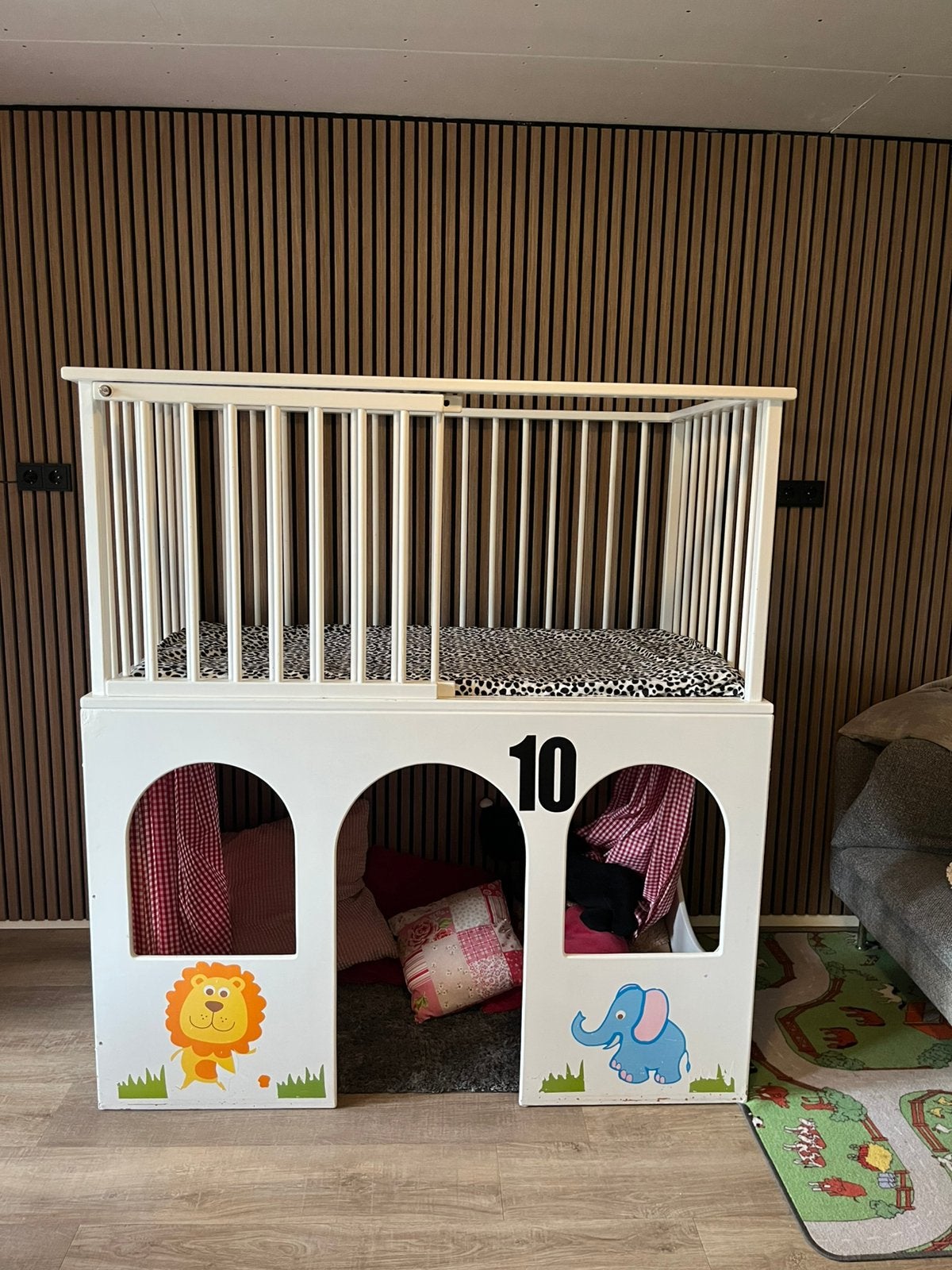 Dubbele box met speelruimte eronder, Kinderen en Baby's, Ophalen, Gebruikt