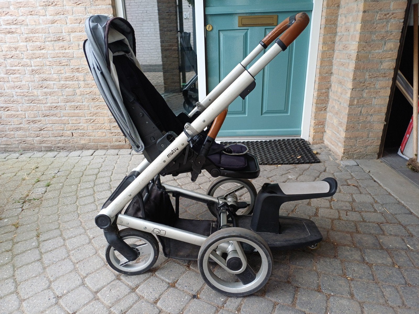 Mutsy Igo combiwagen/kinderwagen met reiswieg en meer, Ophalen, Gebruikt, Combiwagen, Mutsy