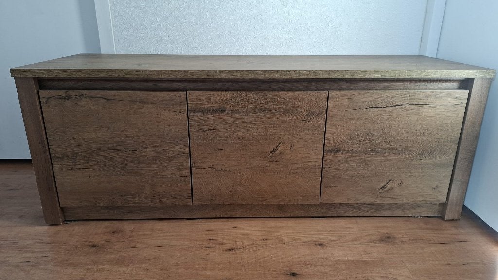 Tv Meubel Jysk, Ophalen, 100 tot 150 cm, Zo goed als nieuw, Minder dan 100 cm