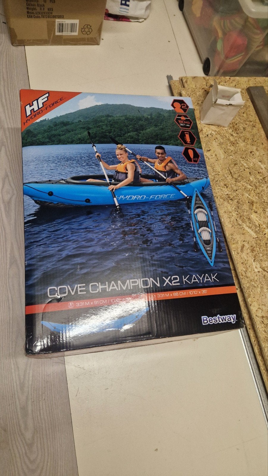 Spiksplinternieuwe hydroforce kajak cove champion, Watersport en Boten, Ophalen, Nieuw, 2-persoons