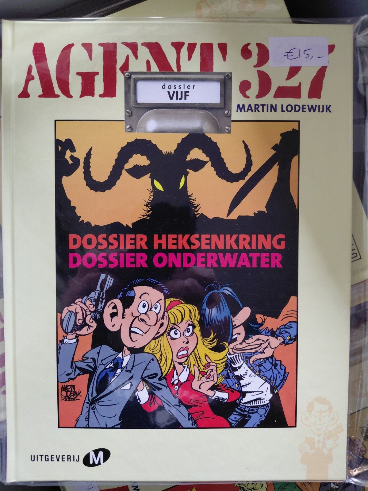Agent 327 dossier vijf, Dossier Heksenkring/Onderwater HC., Eén stripboek, Ophalen of Verzenden, Zo goed als nieuw, Martin Lodewijk