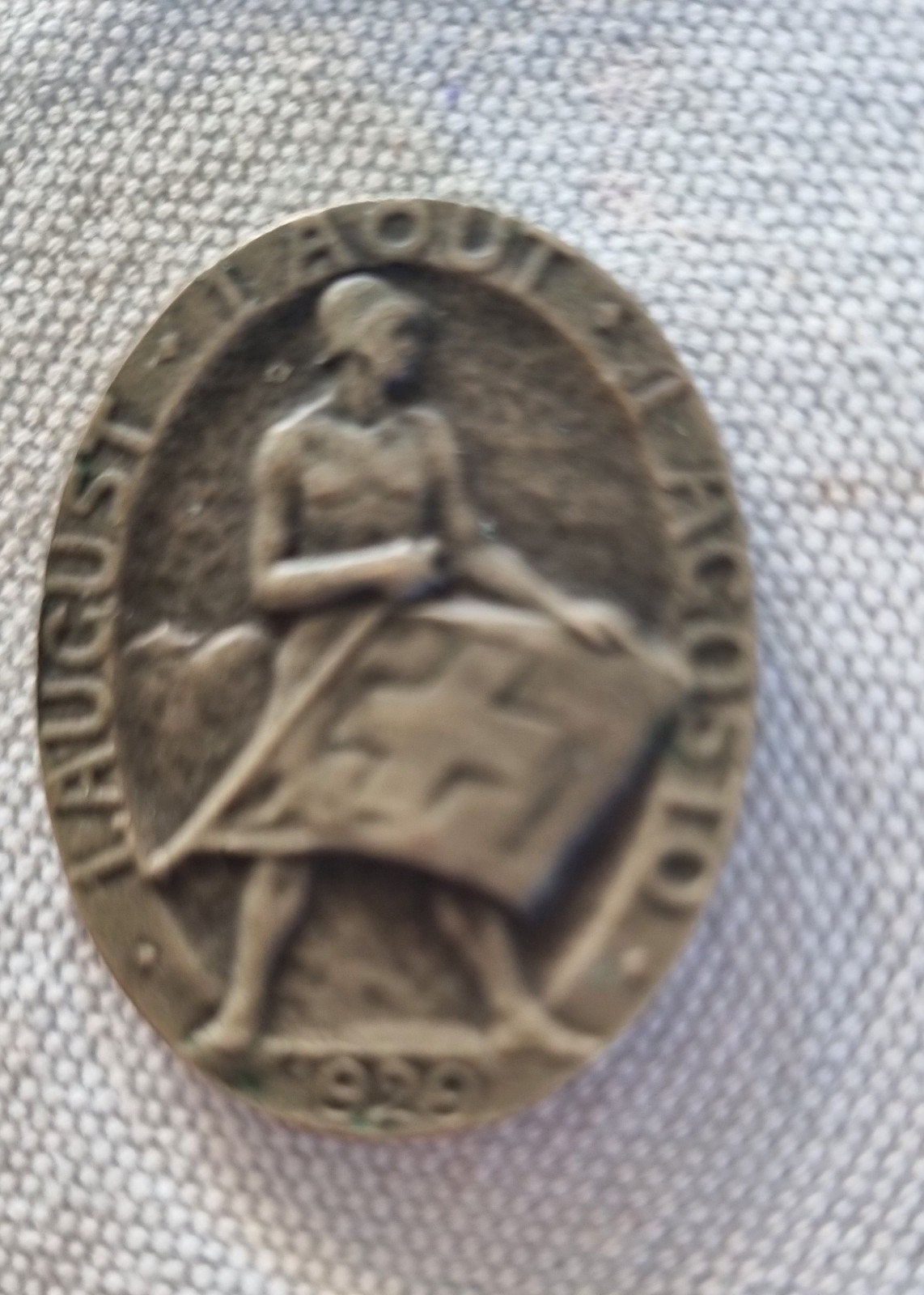 Oude Herdenkingsspeld, Ophalen of Verzenden, Overige materialen