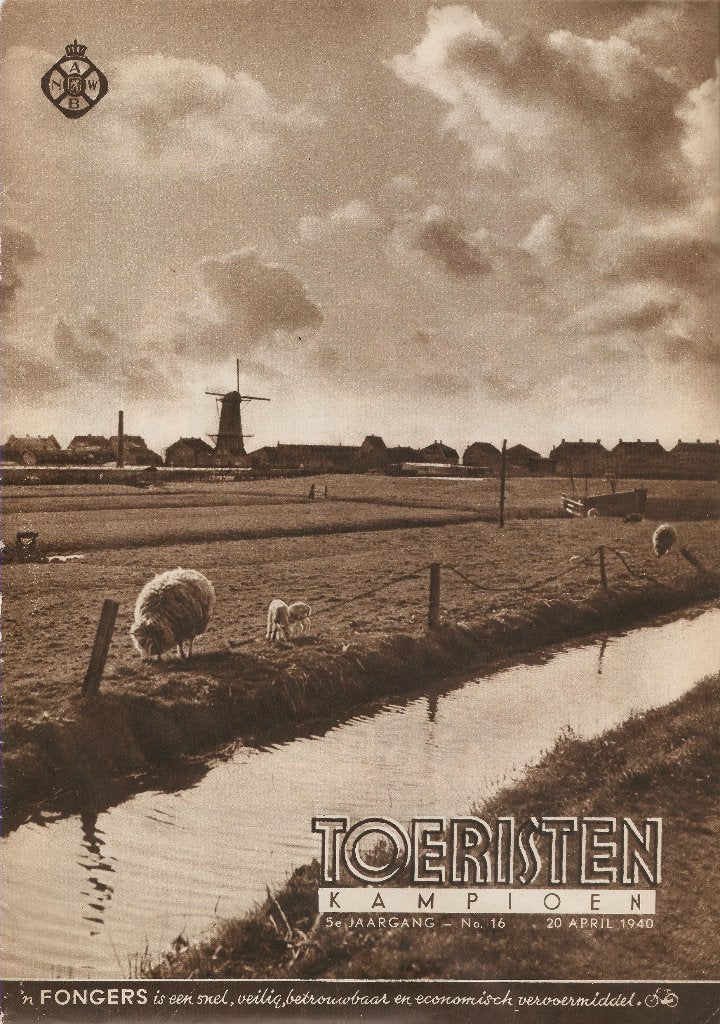 Zoetermeer molen knipsel 1940, Verzamelen, Gebruikt, Ophalen of Verzenden, 1940 tot 1960, Gebouw