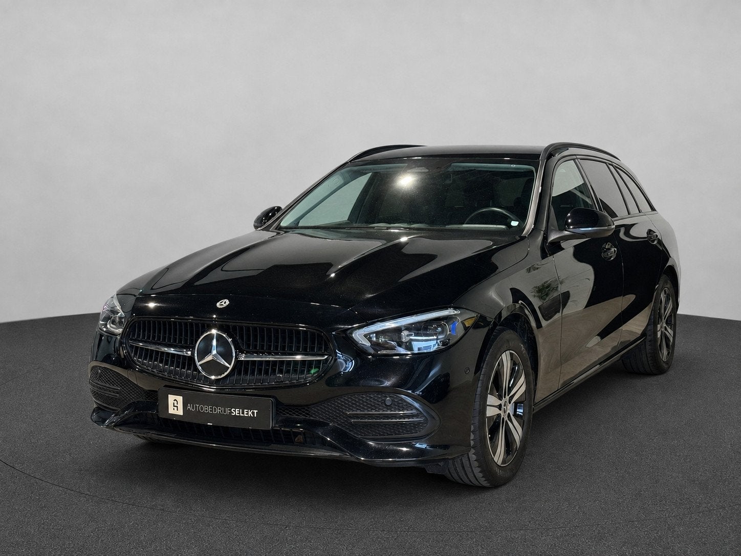 Mercedes-Benz C-klasse Estate 300 e | Night | Sfeer | Widesc, Auto's, Automaat, Dealer onderhouden, Achterwielaandrijving, Zwart