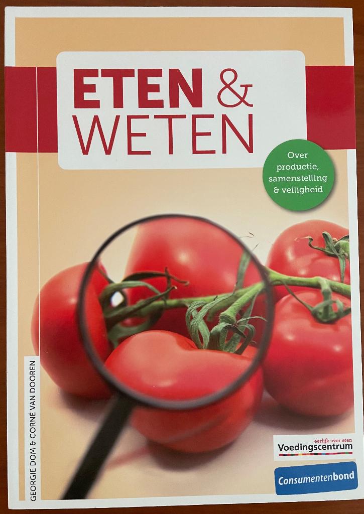 Eten en weten van voedingscentrum/Consumentenbond, Verzenden, Zo goed als nieuw, Gezondheid en Conditie