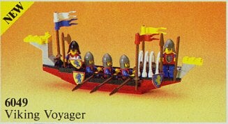 Lego Castle Lion Knights 6049 Viking Voyager, Kinderen en Baby's, Lego, Ophalen of Verzenden, Zo goed als nieuw, Castle