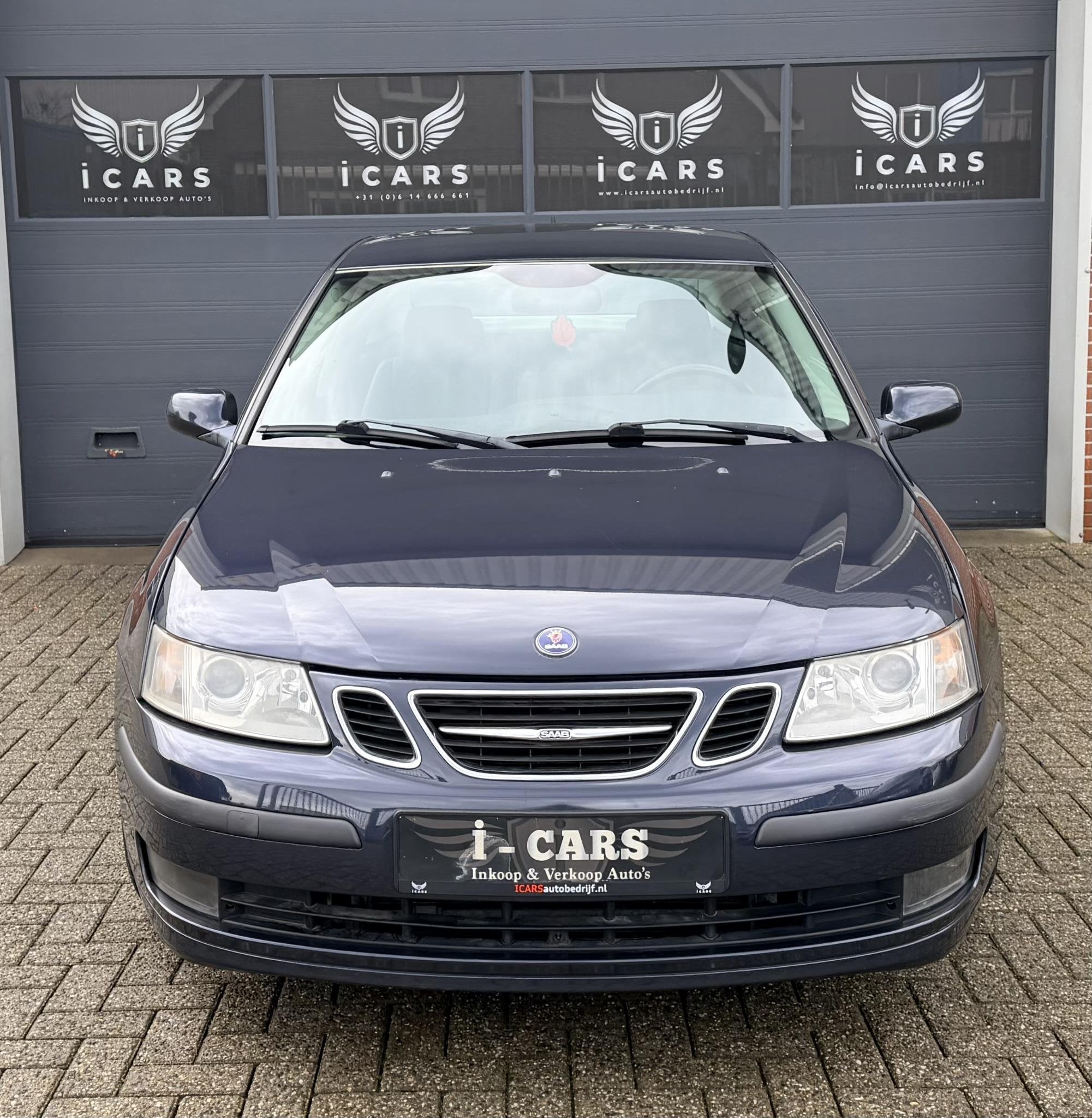 Saab 9-3 Sport Sedan 1.8t Linear Sport Navi PDC 2e eigenaar, Auto's, Gebruikt, Huisgarantie, 4 cilinders, Blauw