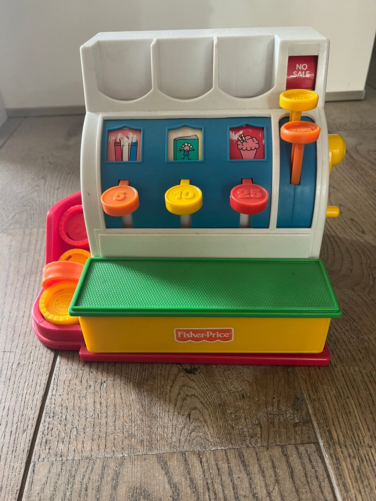 Leuke speelgoed kassa Fisher Price, Kinderen en Baby's, Speelgoed | Fisher-Price, Ophalen, Gebruikt, Speelset