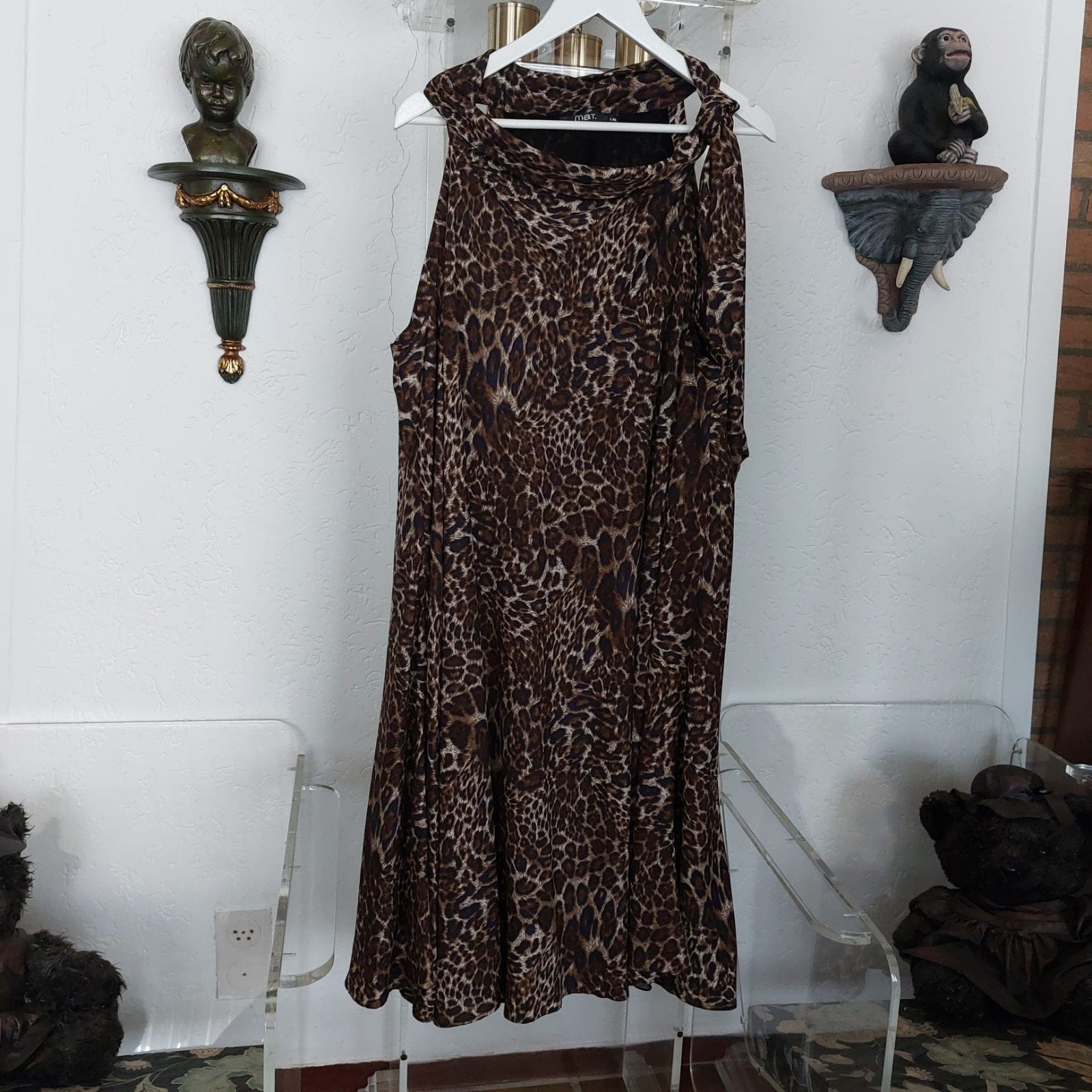 Jurk/Tuniek van het merk Mat Fashion.  Maat L/XL (48/50), Kleding | Dames, Grote Maten, Bruin, Verzenden, Jurk, Nieuw