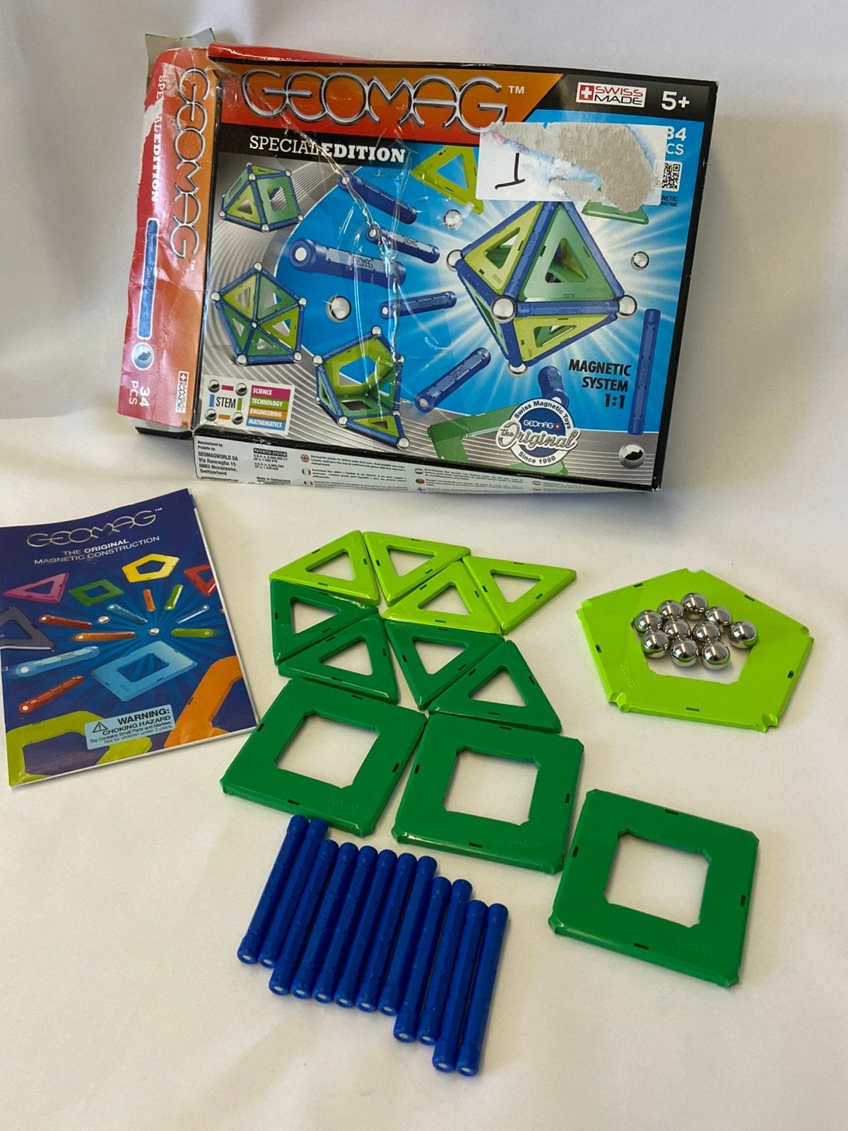 GEOMAX magnetisch speelgoed, Ophalen of Verzenden, Gebruikt, Overige merken