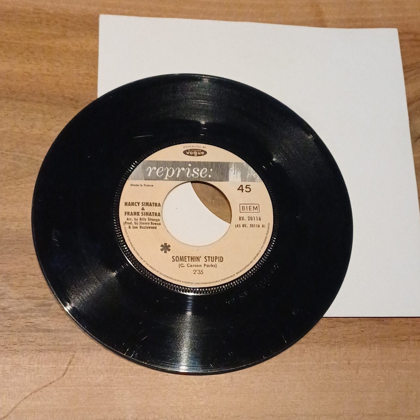 Nancy / Frank Sinatra, Cd's en Dvd's, Vinyl Singles, Ophalen of Verzenden, Gebruikt, Pop