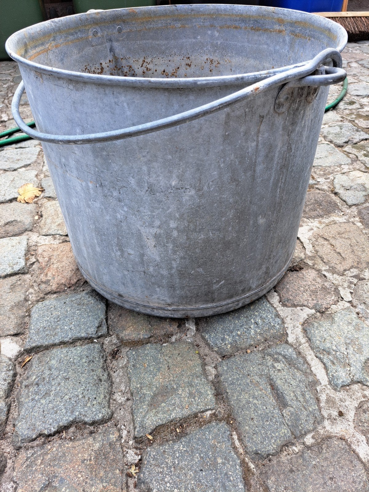zinken pot, Ophalen, Minder dan 60 cm, Rond, Metaal