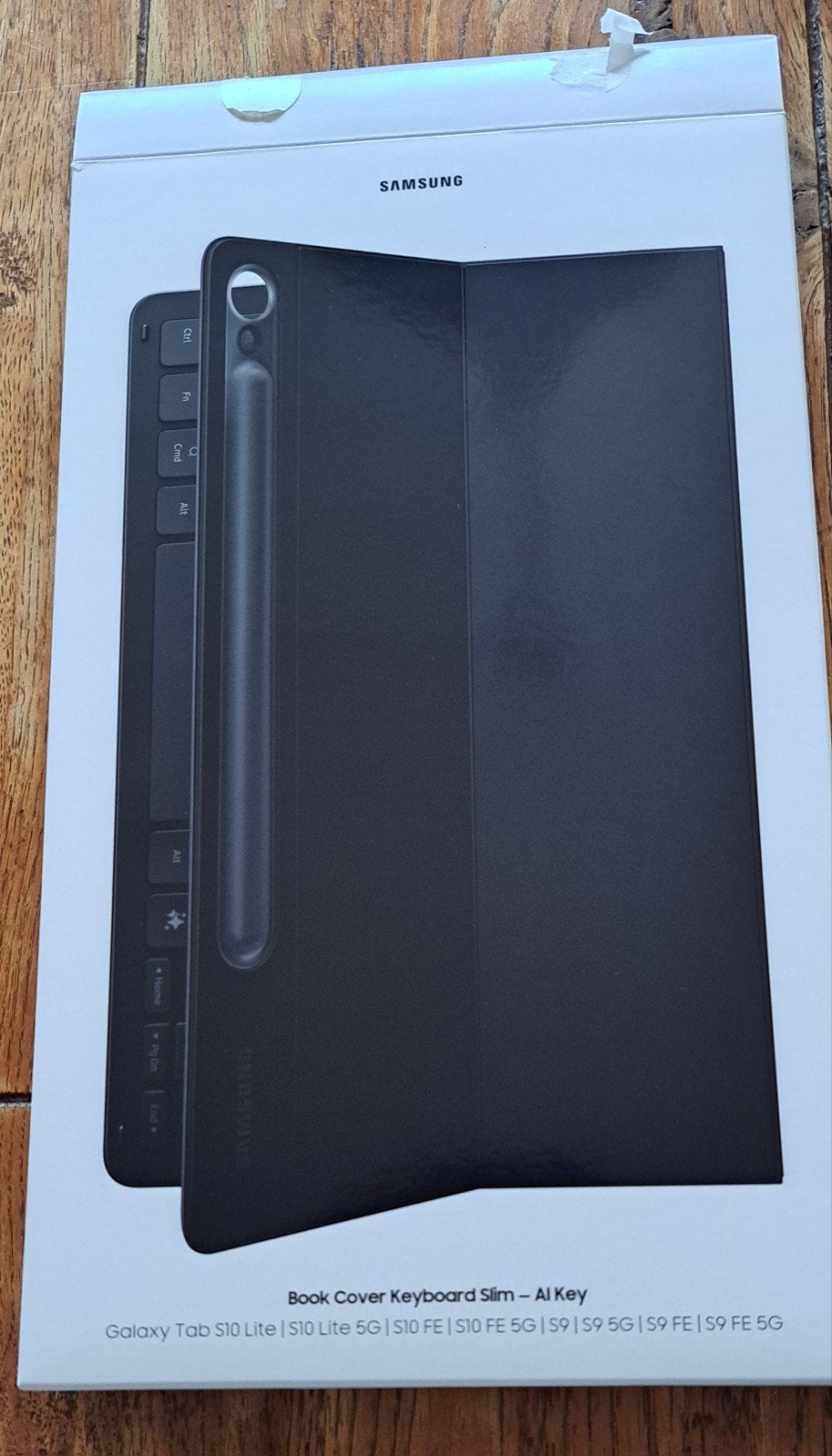 Nieuwe Samsung Book Cover Keyboard Slim QWERTY AI-key, Nieuw, Bescherming voor- en achterkant, Ophalen of Verzenden, Samsung Galaxy Tab