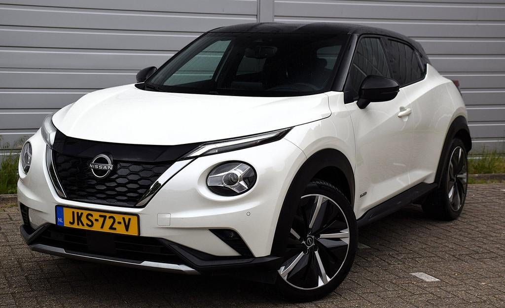 Nissan Juke 1.6 Hybrid Business Premium*Bose*Leder*360Cam*72, Auto's, 94 pk, 1300 kg, Gebruikt, 4 cilinders