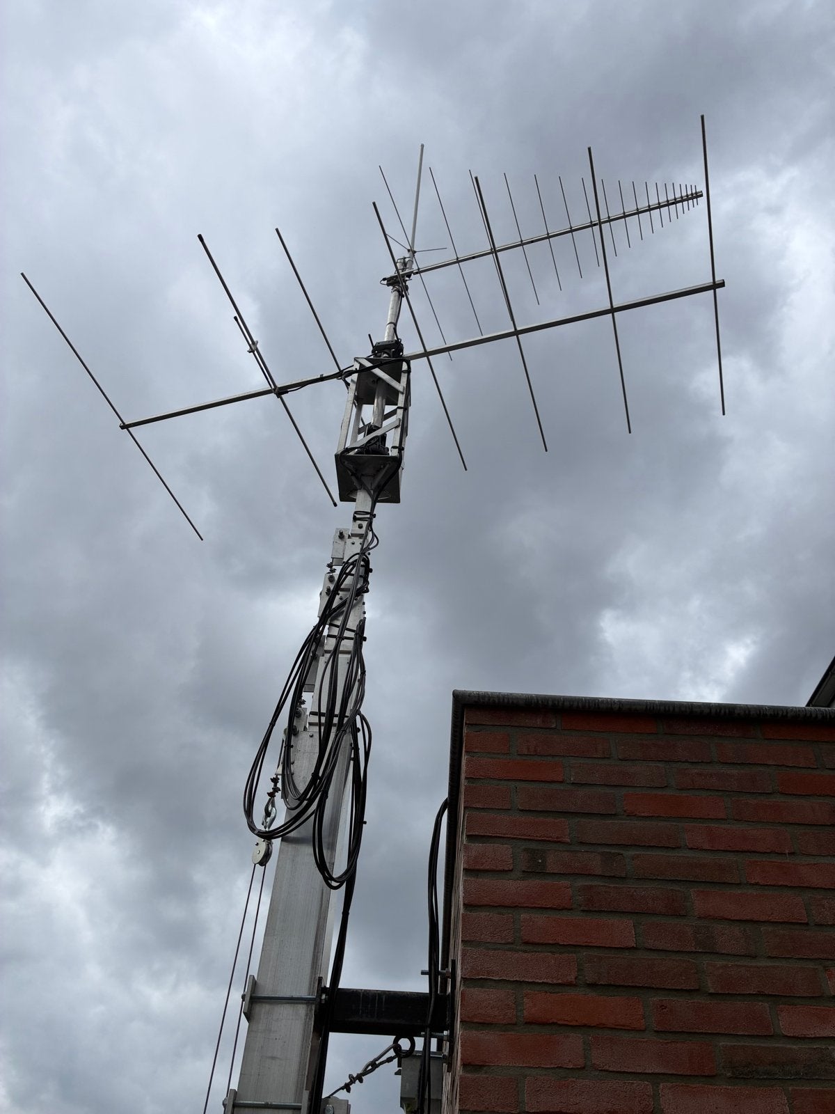 7 elements antenne met gamma match voor 3 en 3.5 meter, Telecommunicatie, Antennes en Masten, Ophalen, Gebruikt, Antenne
