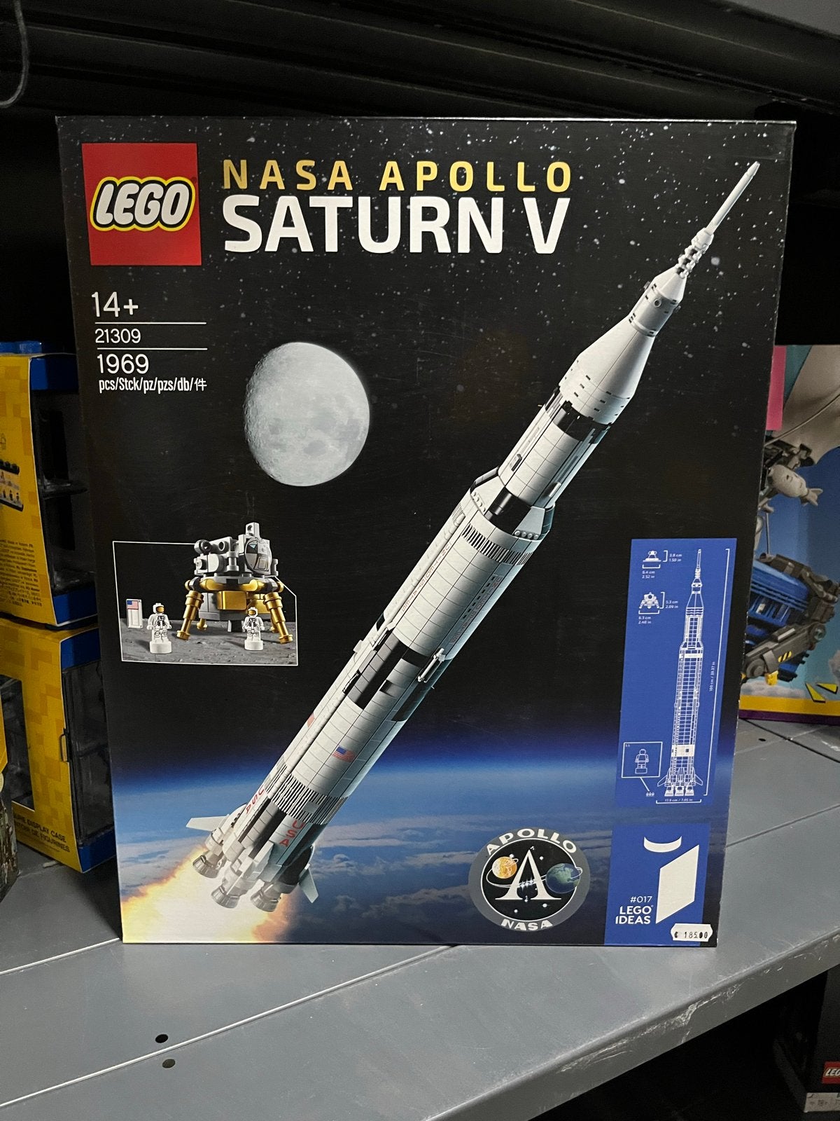 LEGO Ideas NASA Apollo Saturn V (21309) - Nieuw in doos, Lego, Nieuw, Ophalen of Verzenden, Ideas