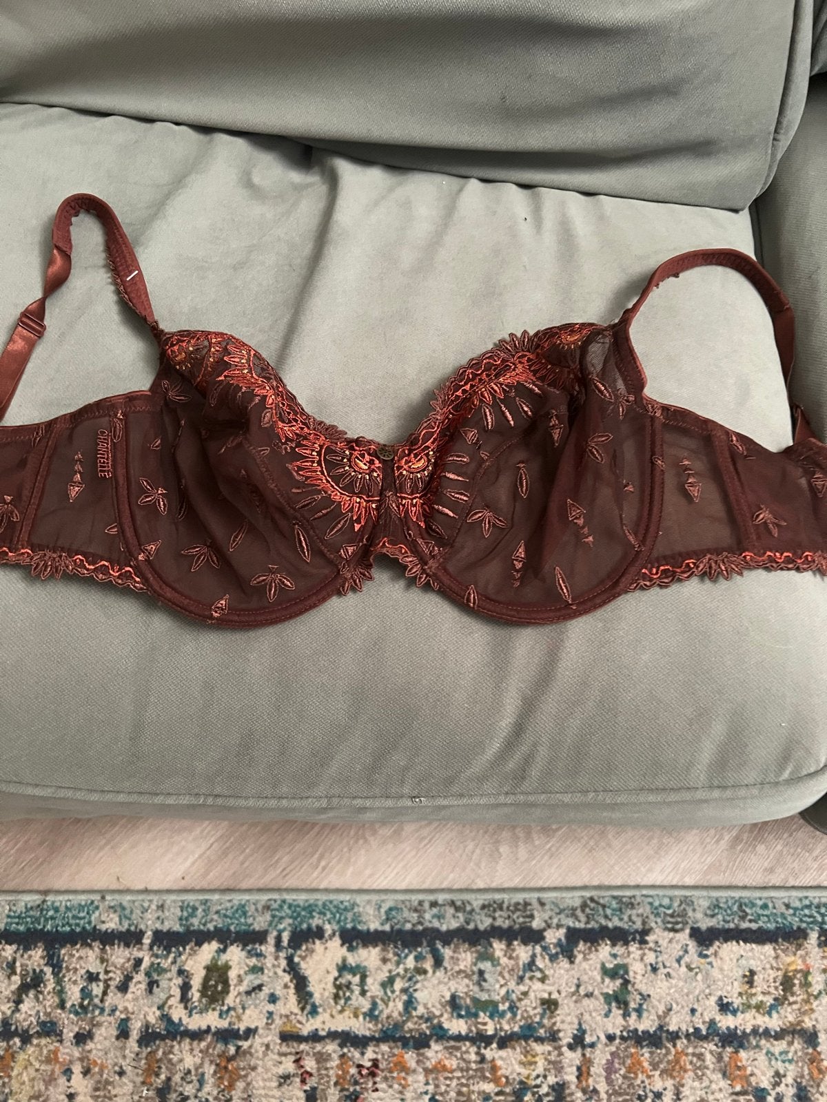 Mooie Chantelle BH mt 85G, Ophalen of Verzenden, Bruin, BH