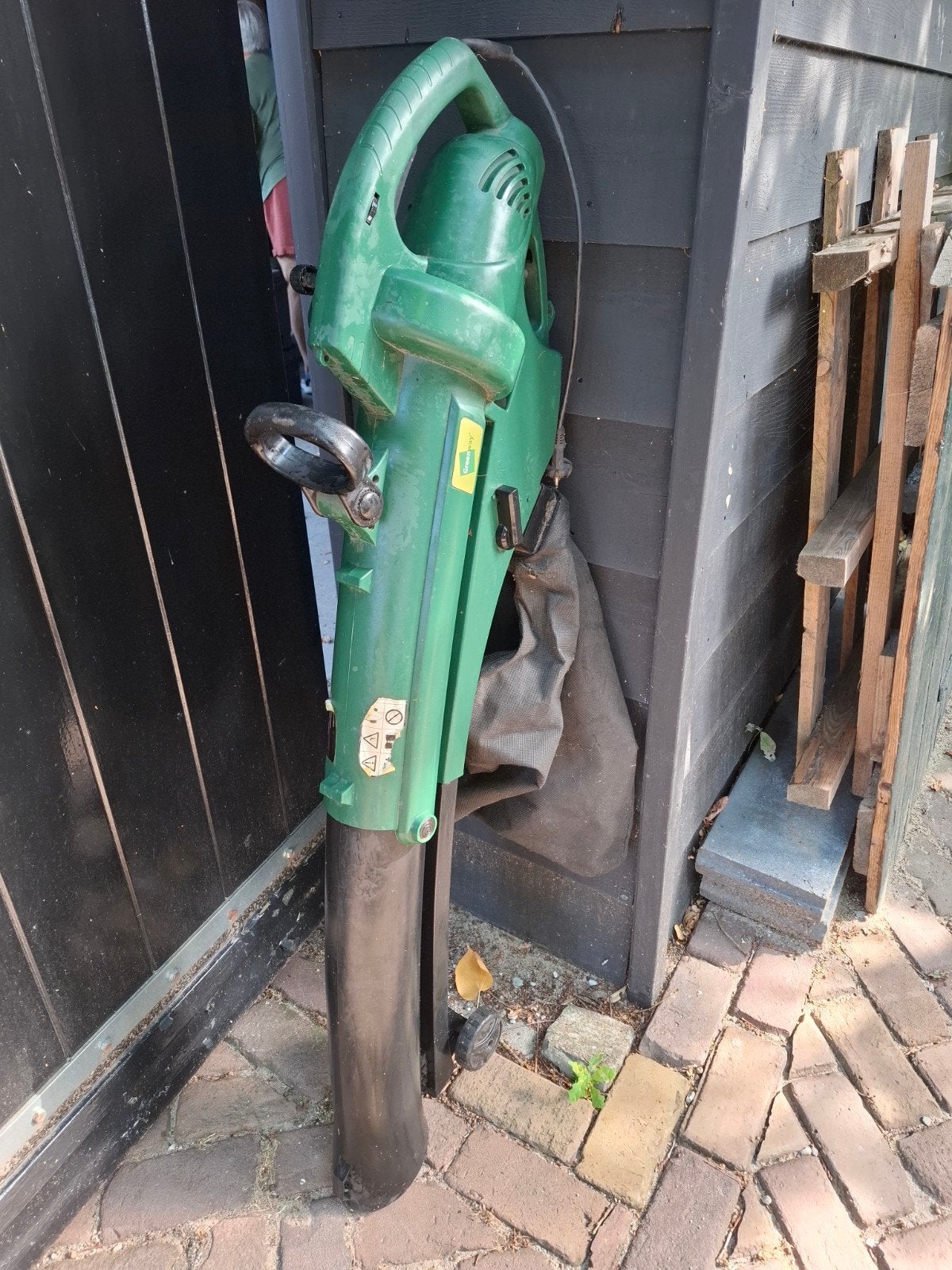 Greenway BR-35V Bladblazer - Elektrisch, 3000W, Gebruikt, Met opvangzak, Handgedragen, Elektrisch