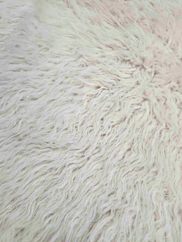 Wollen Flokati Kleed 140/100 cm, Ophalen of Verzenden, Zo goed als nieuw, Mon Plaisir 19, Etten-Leur, Netherlands, DJT De Juiste Toon