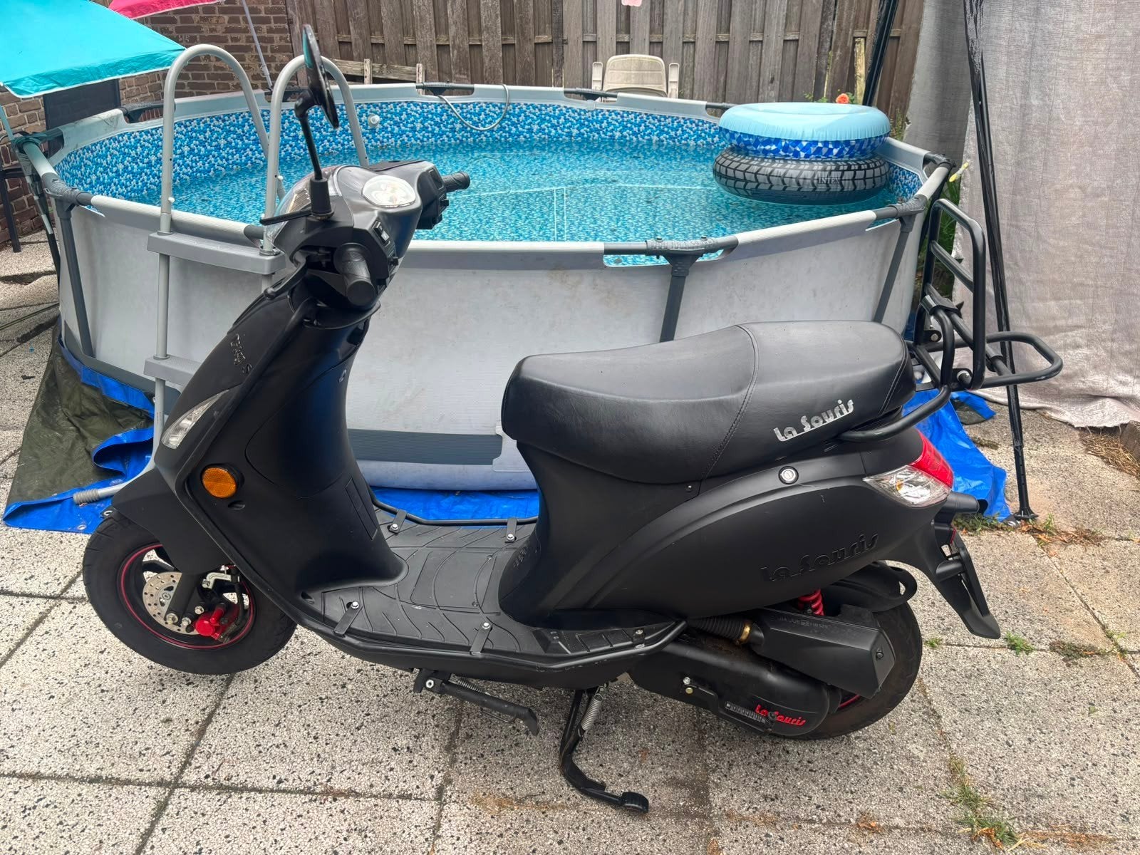 Mooie La souris scooter blauw kenteken, Ophalen, Gebruikt, Benzine, Overige merken