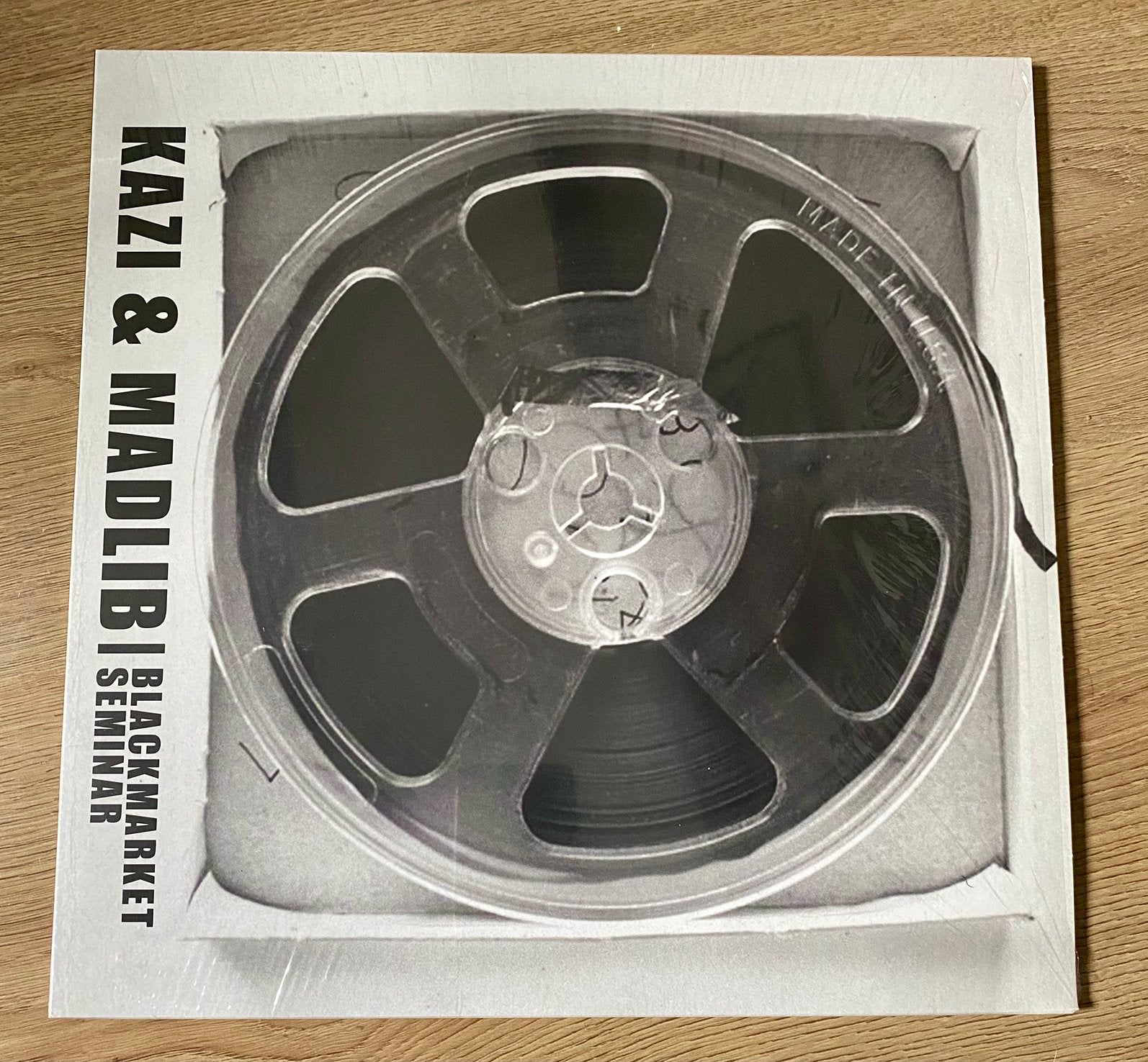 lp: Kazi & Madlib - Blackmarket Seminar, Cd's en Dvd's, Vinyl | Hiphop en Rap, Ophalen of Verzenden, Zo goed als nieuw