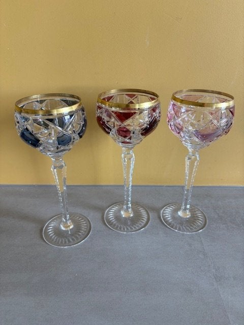 set Nachtmann Römer wijnglazen, Verzamelen, Ophalen of Verzenden, Zo goed als nieuw, Kristal, Glas of Glazen