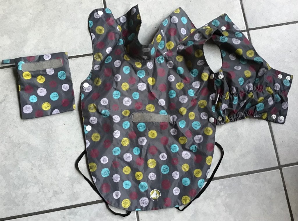 Croci Regenjasje & opbergzakje - kleine hond, lengte 35 cm., Dieren en Toebehoren, Croci, Hondenregenjas, Ophalen of Verzenden