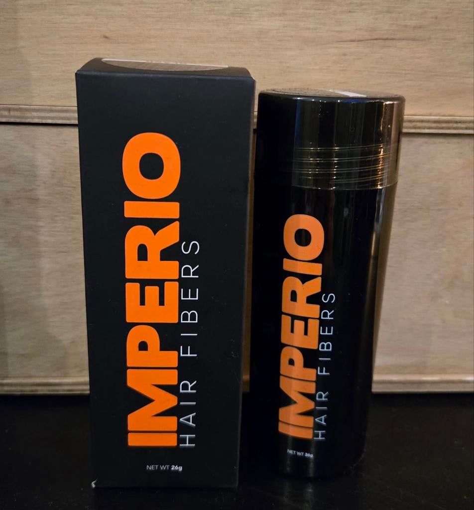 Imperio Hair Fibers Haarvezels - Zwart - 26g, Verzenden, Nieuw, Overige typen