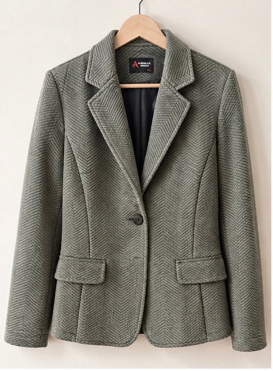 Angelle Milan colbertje, maat 44 (XL), Ophalen of Verzenden, Zo goed als nieuw, Groen