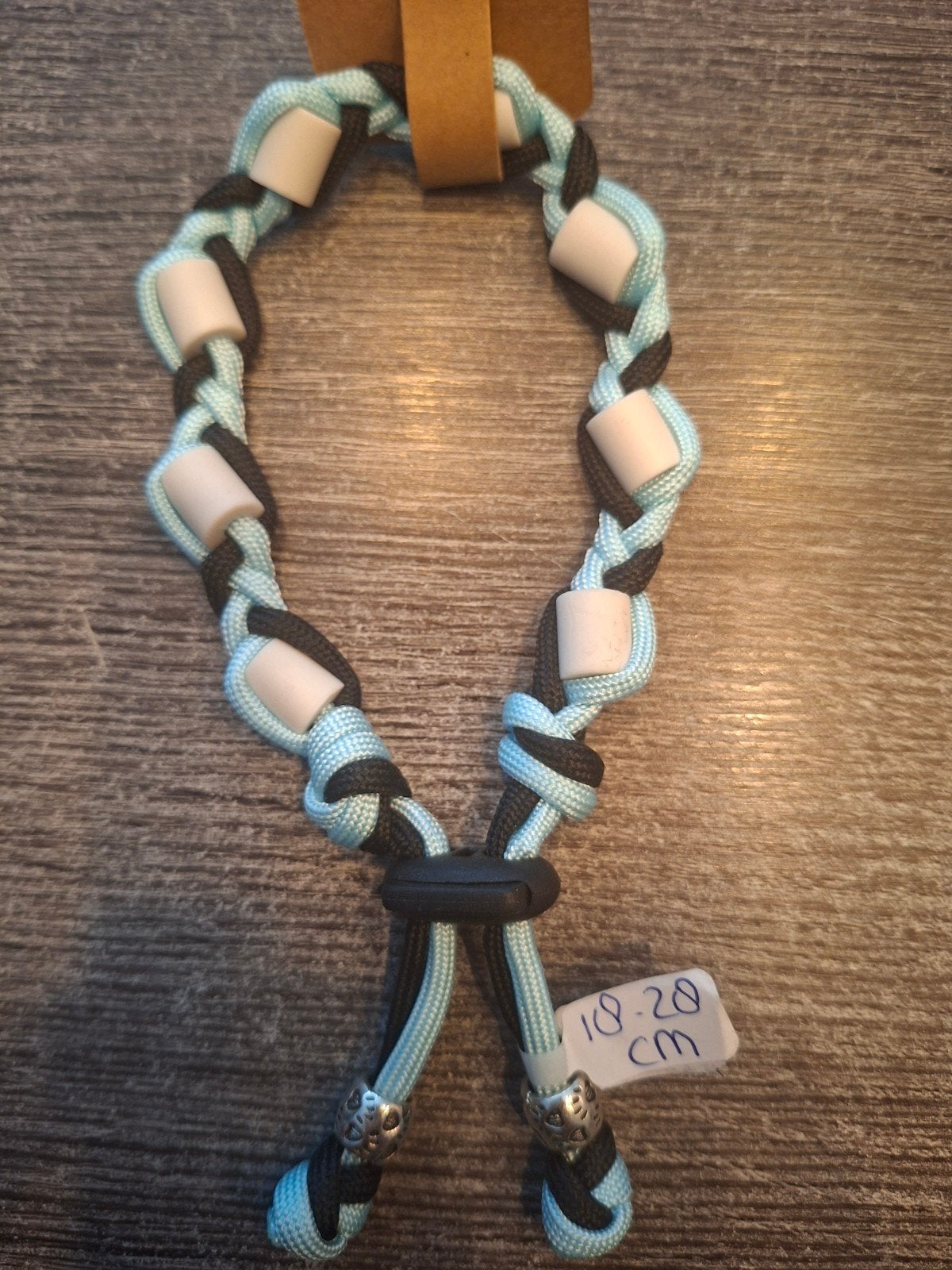 Anti-tekenband EM keramiek kralen Maat XS 18-28cm, Ophalen of Verzenden, Handgemaakt, Nieuw