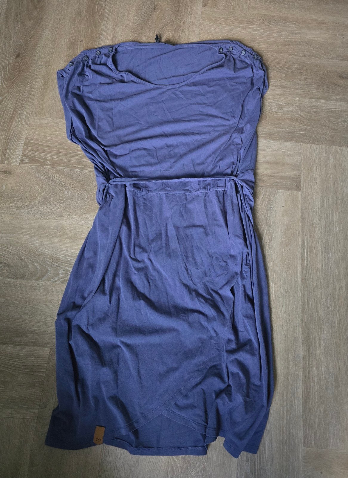 Blauwe zomerjurk BPC maat 52/54, Kleding | Dames, Ophalen, Zo goed als nieuw, Blauw, Jurk