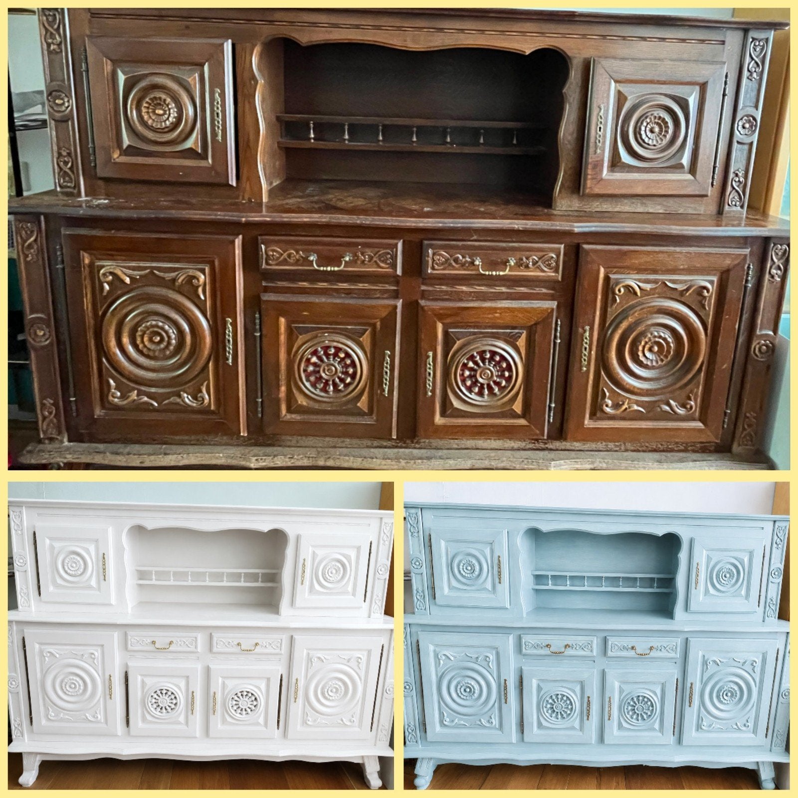 Antiek Dressoir 2delig  gratis!!, Ophalen, Gebruikt, 25 tot 50 cm