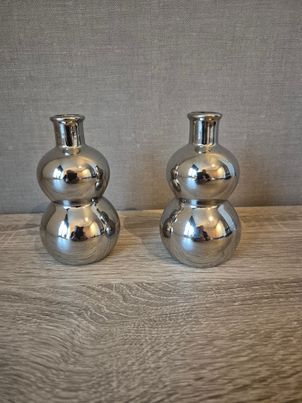 2 zilveren vaasjes, Ophalen of Verzenden