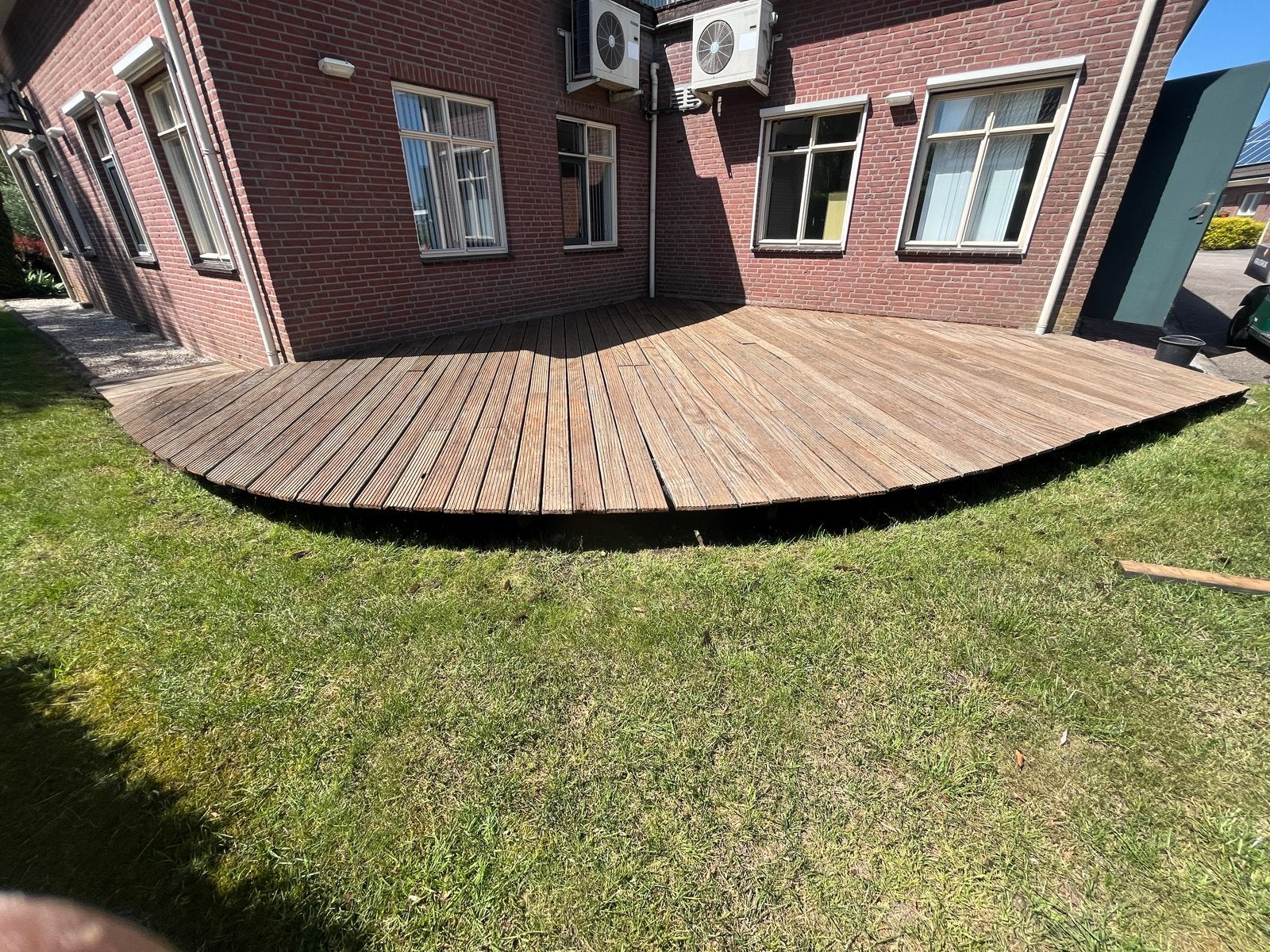 Houten vlonderplanken voor terras of tuin, Ophalen, Gebruikt, Hout
