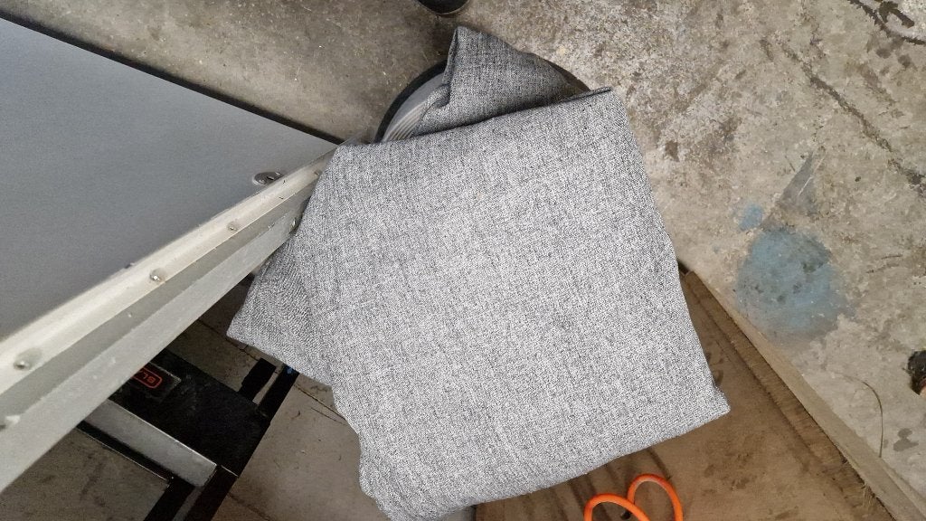 2 mooie grijze gordijnen, 150 cm, In te korten, Ophalen of Verzenden, Zo goed als nieuw