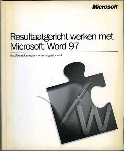 Resultaatgericht werken met Microsoft Word 97, Ophalen of Verzenden, Zo goed als nieuw, Software