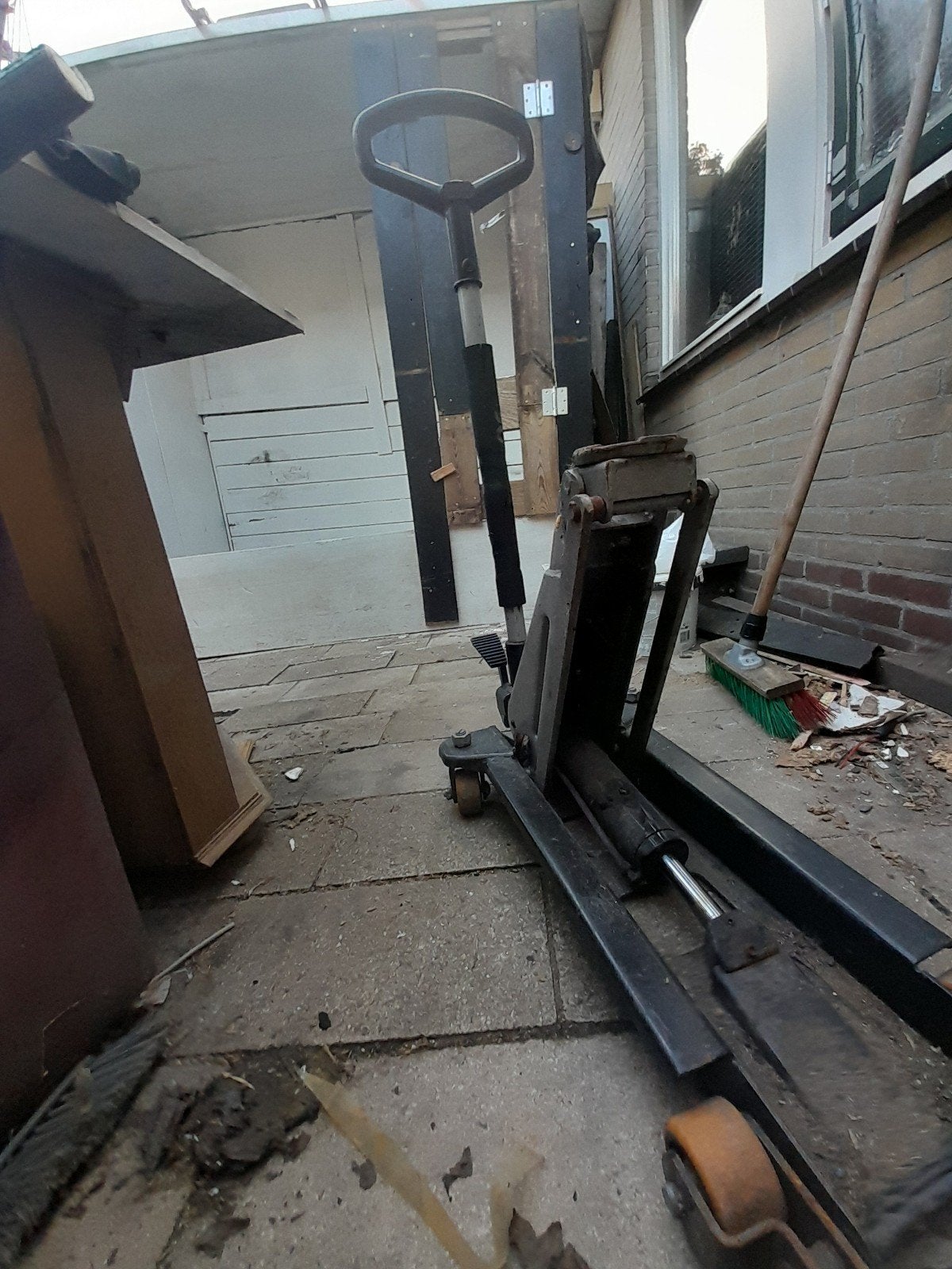 Mooie 2 ton krik, Ophalen, Gebruikt