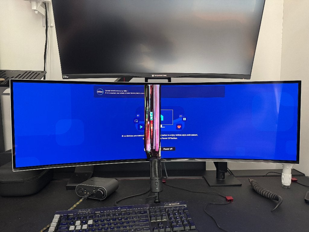 Samsung Odyssey OLED G9 G95SC 49” – defect scherm, Curved, Minder dan 1 ms, Samsung, Niet werkend