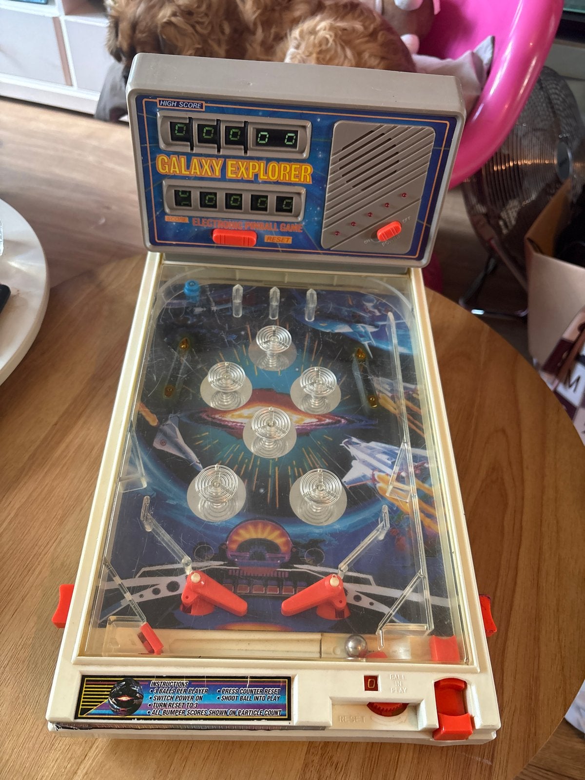 Galaxy Explorer Elektronische retro Flipperkast, Ophalen, Gebruikt