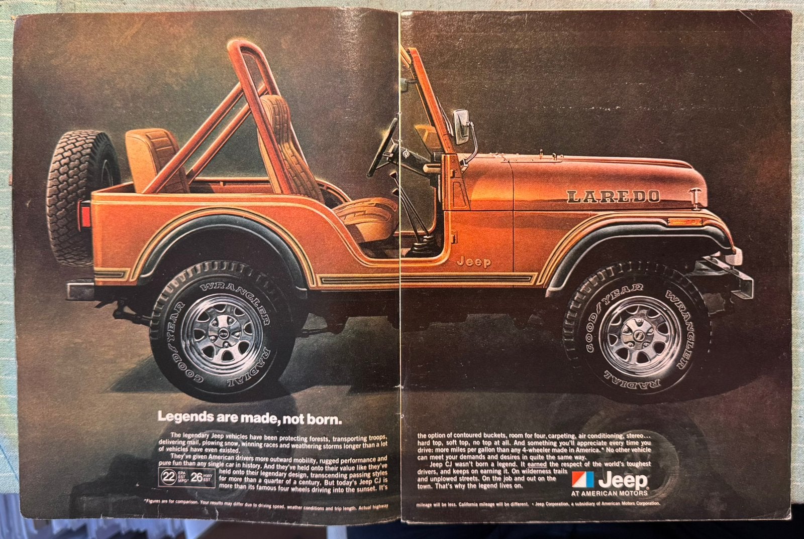 Advertentie Jeep Laredo, Verzenden, Zo goed als nieuw, Auto's