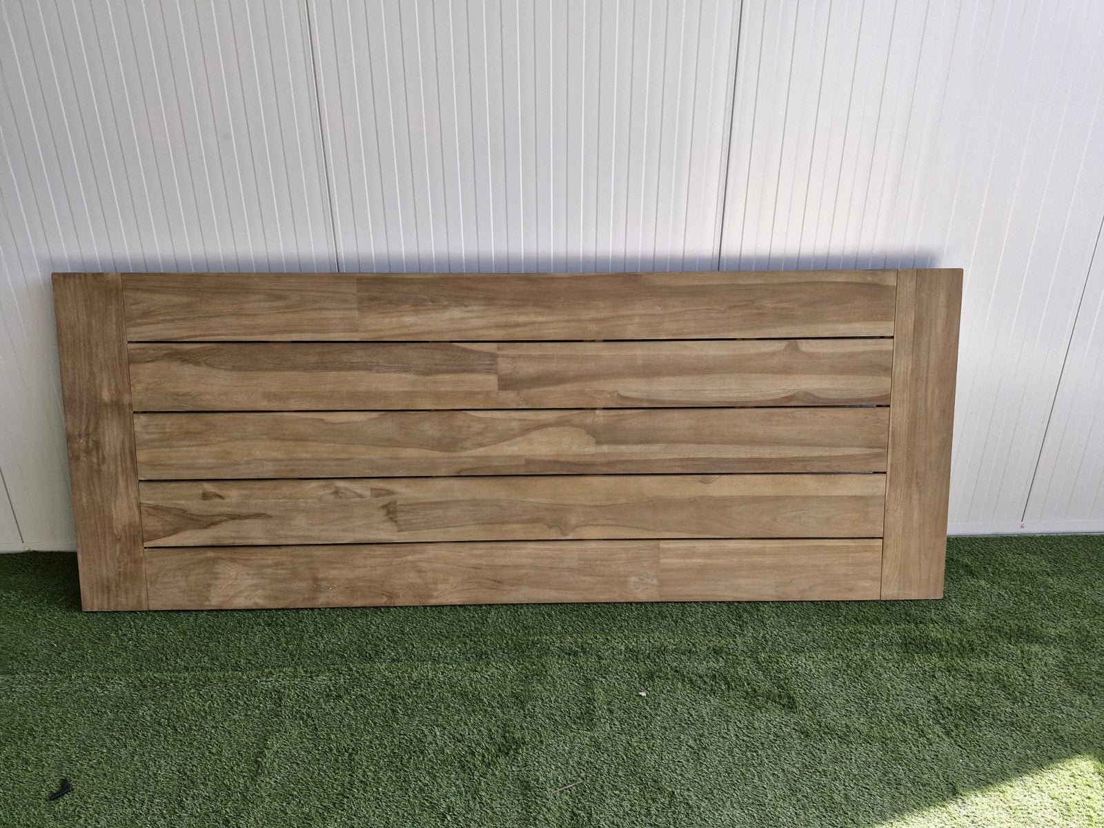 Nieuw teakhouten tafelblad 240x100 cm (zonder poten)