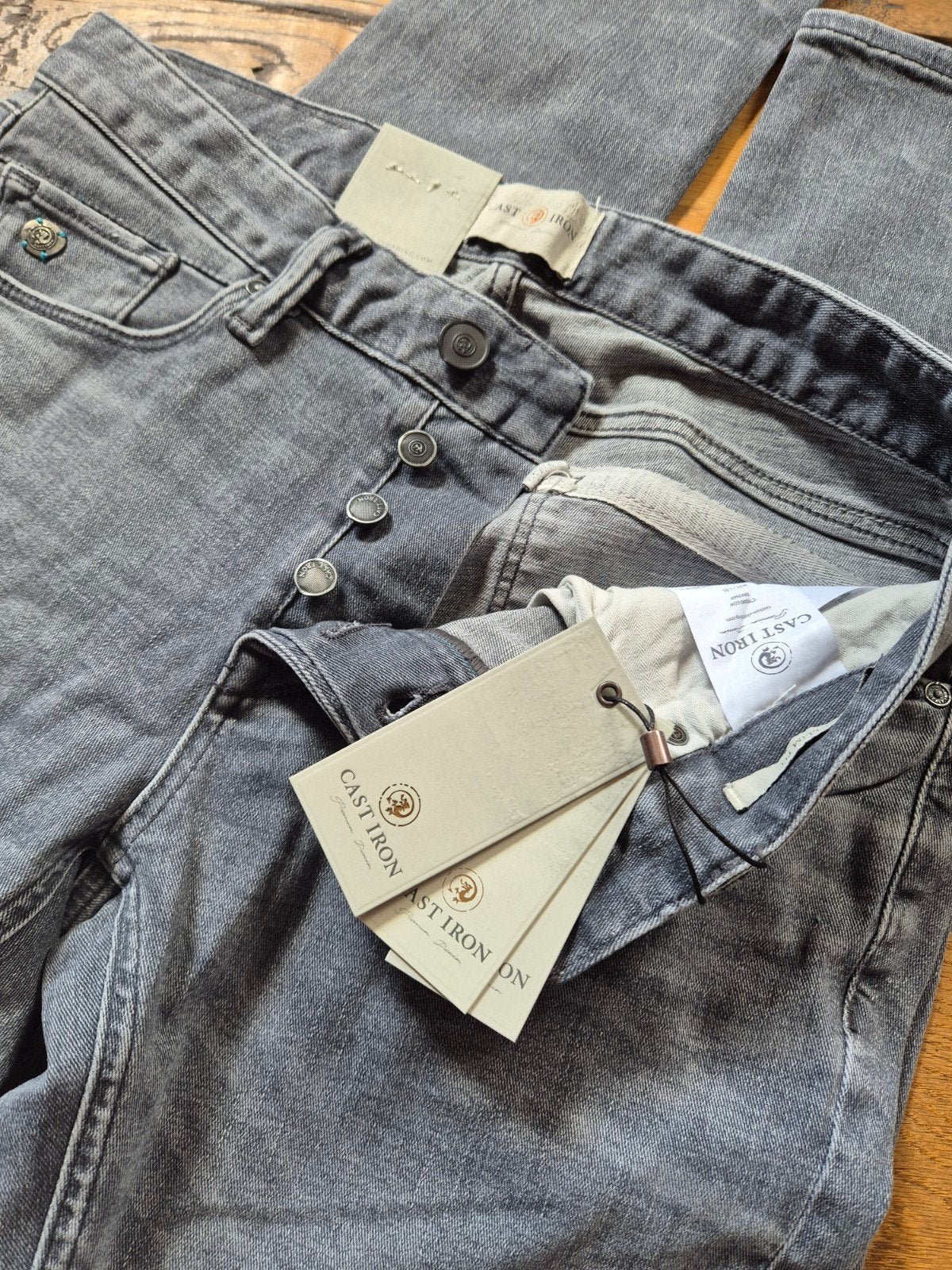 Cast Iron jeans spijkerbroek Riser Slimfit Nieuw maat 28/32, ., Nieuw, W32 (confectie 46) of kleiner, Ophalen of Verzenden
