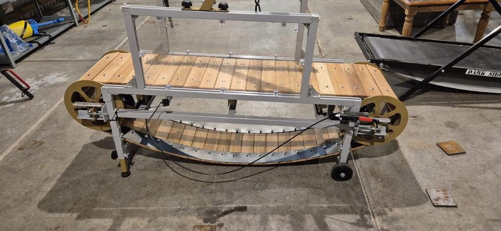 Firepaw Slatmill Loopband met Extra Band, Ophalen, Aluminium, Zo goed als nieuw, Loopband