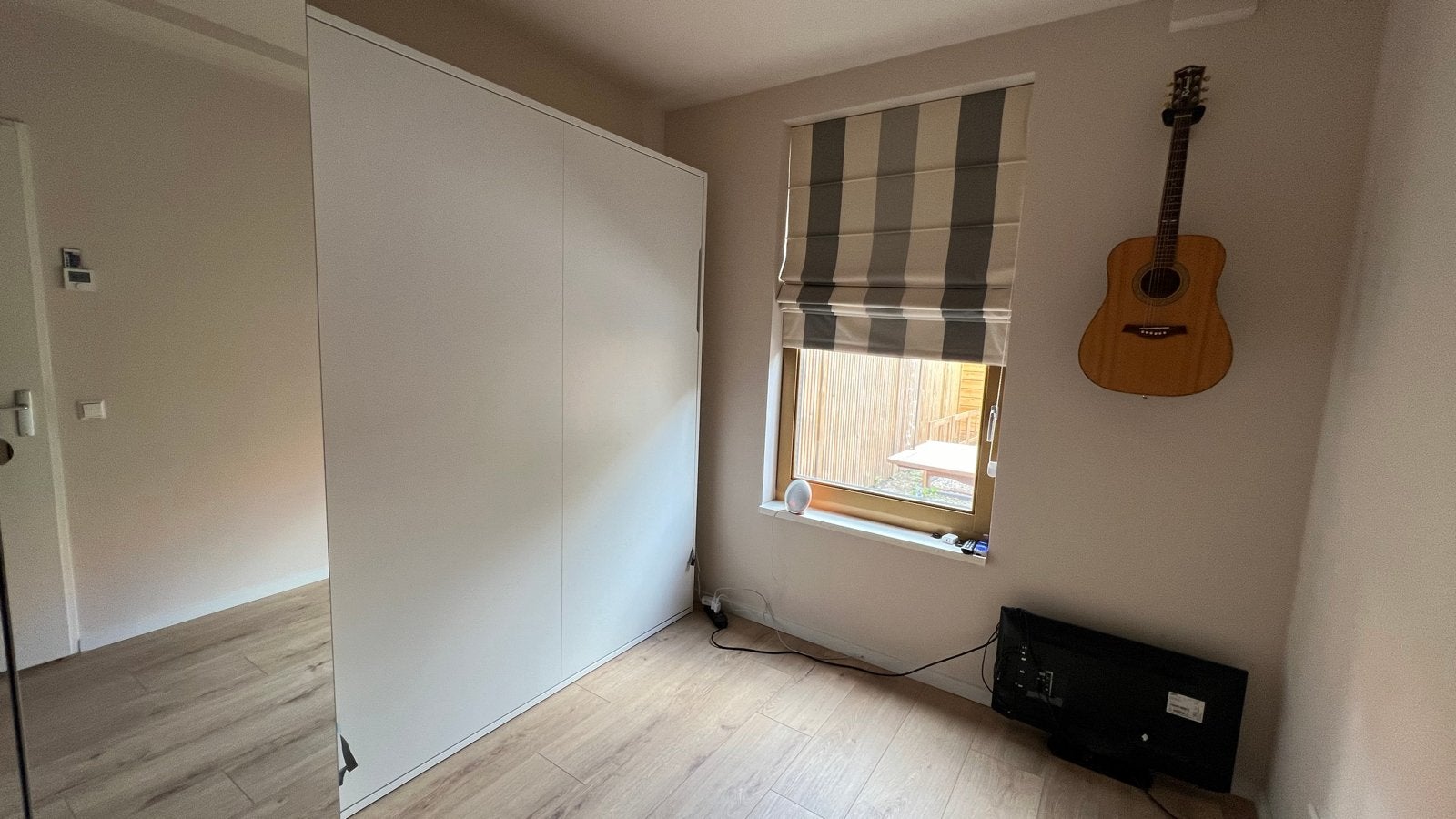Opklapbed/Murphy bed 160x200 - Ruimtebesparend en comfortabe, Ophalen, Tweepersoons, 200 cm, 160 cm