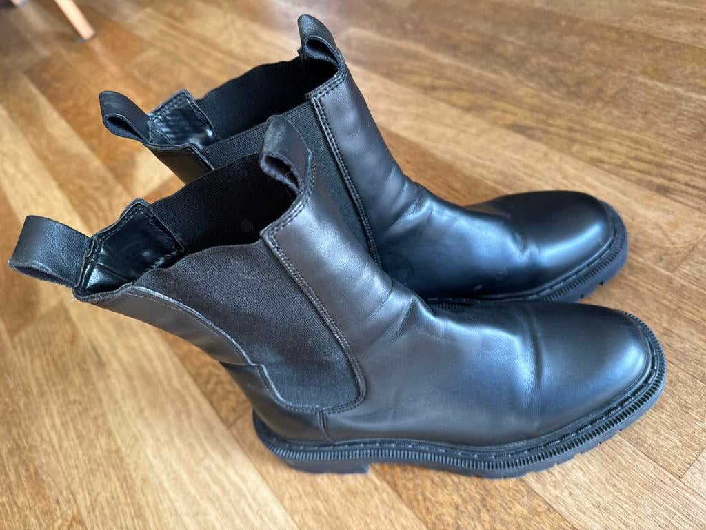 Eksept laarsjes boots maat 39 zgan, Ophalen of Verzenden, Zo goed als nieuw, Zwart