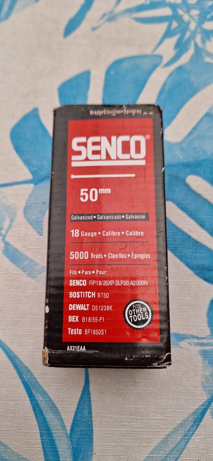 Senco gegalvaniseerde brads 50mm - 5000 stuks, Ophalen of Verzenden, Nieuw, Overige typen