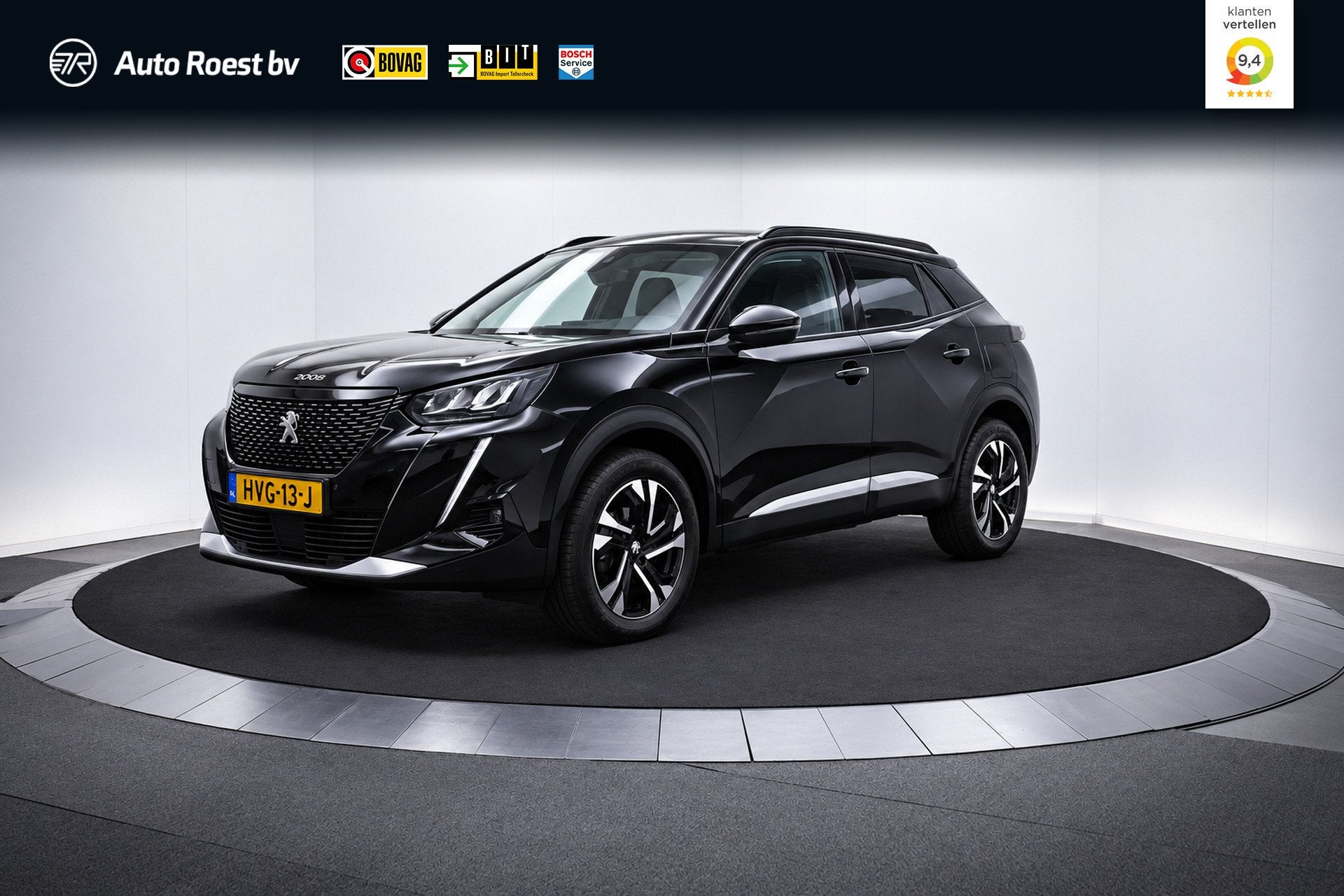Peugeot 2008 1.2T 130Pk ALLURE NWE D-RIEM! LED | CAMERA | NA, Auto's, Gebruikt, 1199 cc, Leder en Stof, Zwart