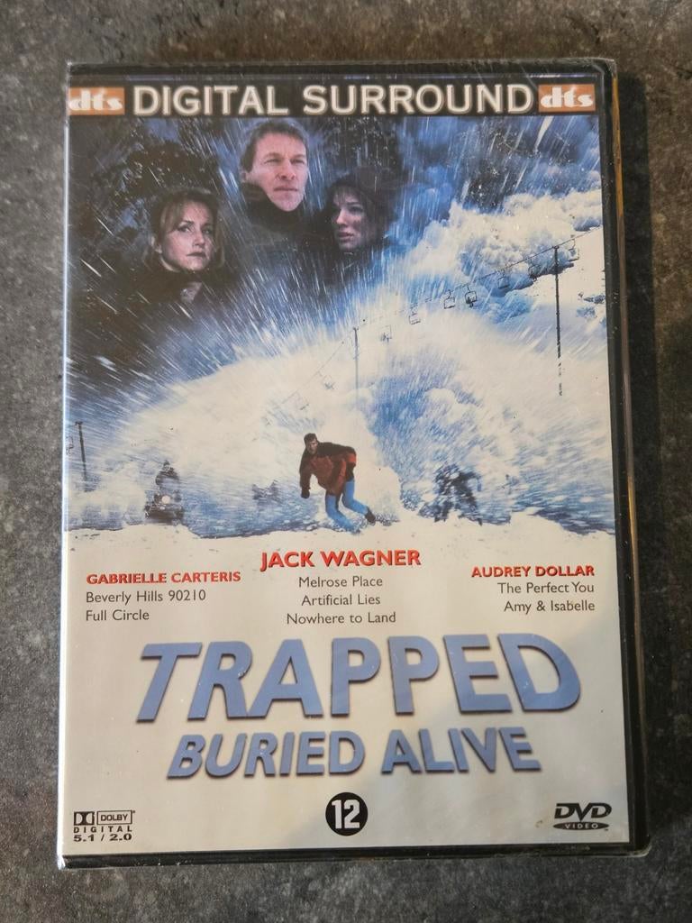 DVD Trapped Buried Alive Jack Wagner NIEUW gesealed, Vanaf 12 jaar, Ophalen of Verzenden, Nieuw in verpakking, Drama
